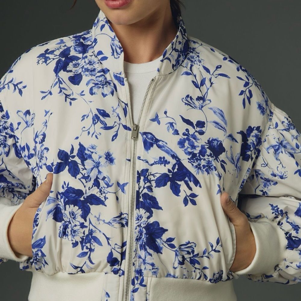 Anthropologie | By Anthropologie Cropped Bomber Jacket | Size: XS PETITE - Picture 2 of 7